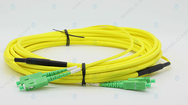 20mtr Ruggedised SCA-SCA Single-Mode Duplex Fibre Patch Cable .
