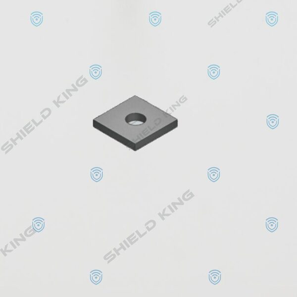 E1062 Flat Fitting 40x40mm, 6mm Thick HDG - M8