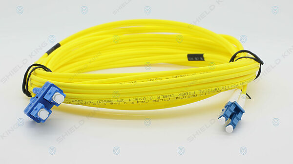 1mtr LC-SC Single-Mode Duplex Fibre Patch Cable