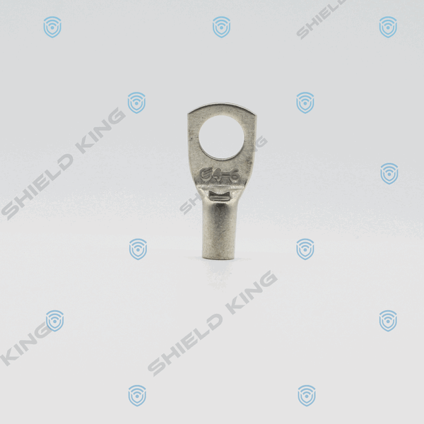 4mm Copper Lug 6mm Stud - Straight