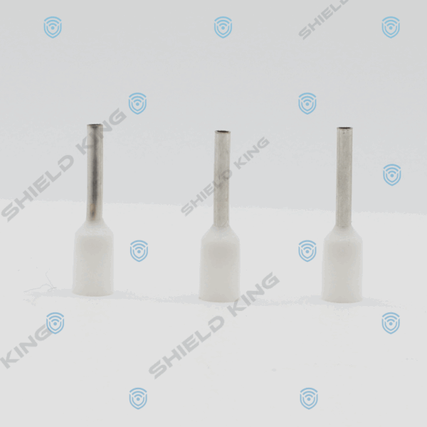 Bootlace Insulated White 0.50mm2 - 8mm Barrel (Pack of 100)