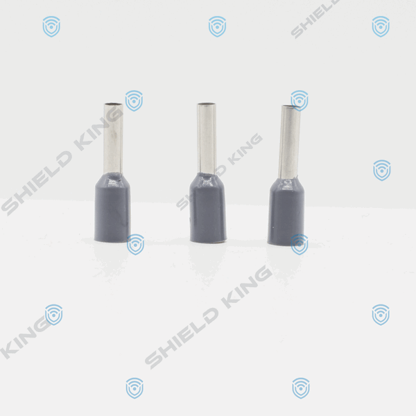 Bootlace Insulated Grey 2.50mm2  - 8mm Barrel (Pack of 100)