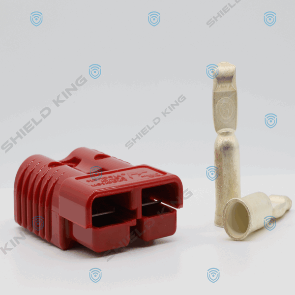 Anderson Plug 175A Red with 2 AWG4 (35mm2) contacts