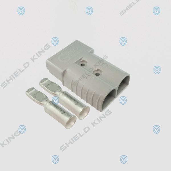Anderson Plug 175A Grey with 2 AWG4 (35mm2) contacts