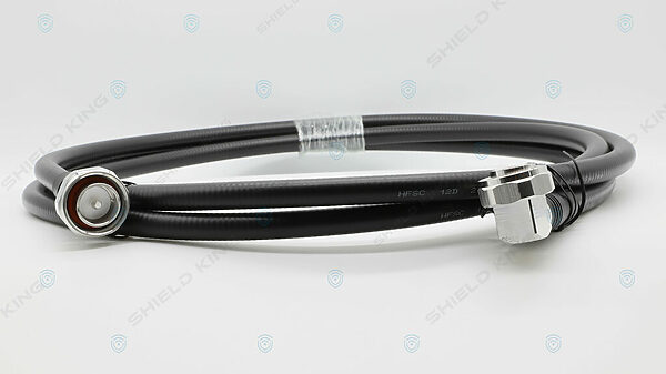 LS Jumper Cable 1/2" super flex - 2.0m, Din M to Din M Right Angle