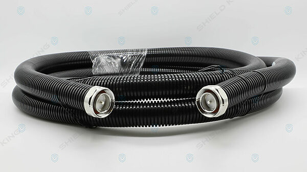 LS jumper cable 1/2" super flex - 4.0m, Din M - Din M with Nylon bird proofing