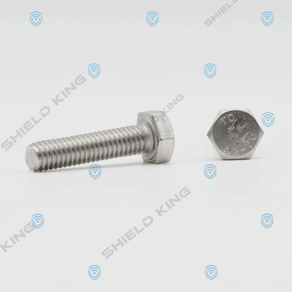 M8x30mm Hex Set Screw SS - Bolt