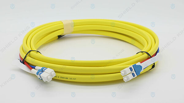 12mtr Ruggedised LC-LC Single-Mode Duplex Fibre Patch Cable