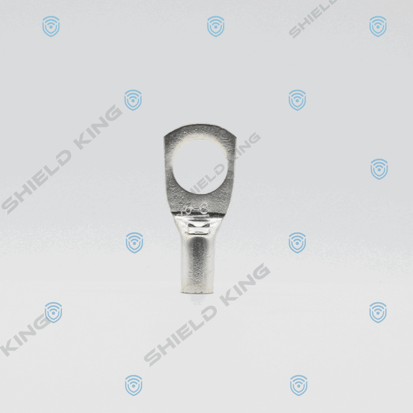 6mm Copper Lug 8mm Stud - Straight