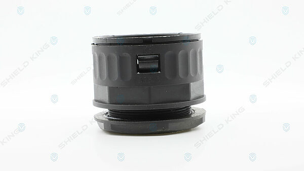 Straight Nylon gland to suit 67mm Black Nylon conduit - Thread Size 60mm