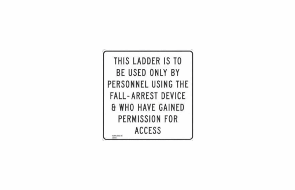 Sign Ladder Use 300x225mm