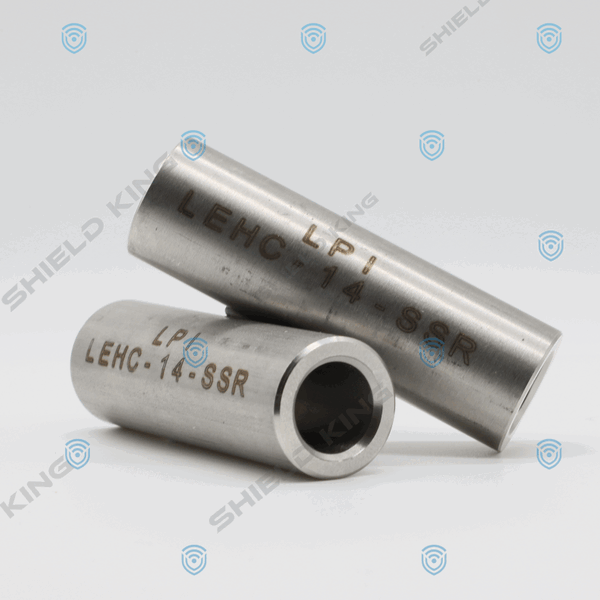 Compression Coupling for Unthreaded Earth Rod 14 mm, 316 Solid Stainless Steel