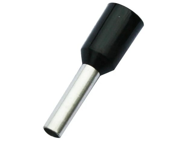 Bootlace Insulated Black 25mm2 - 25mm Barrel (Pack of 100)