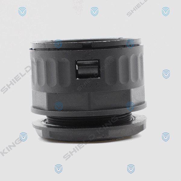 Straight Nylon gland to suit 54.5mm Black Nylon conduit - Thread Size 50mm