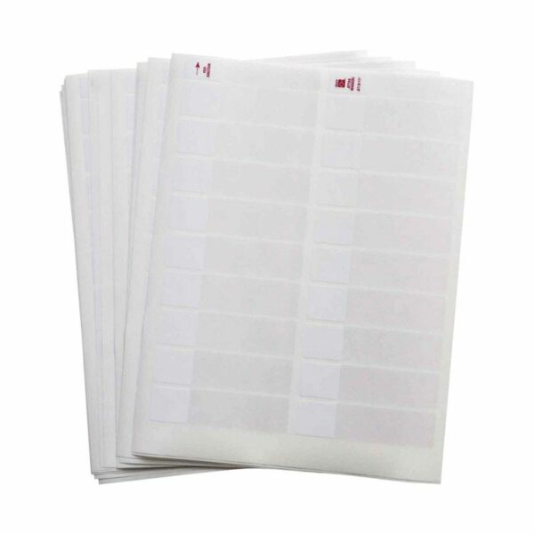 Ink Jet Tab Labels Self Laminating 95.25 x 24.13 mm, P - 25.40mm White - 15182PA - 1000 markers
