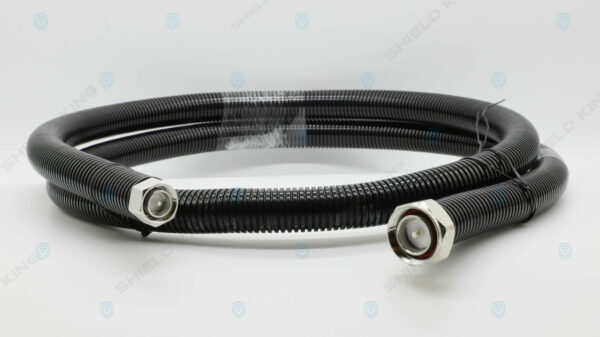 LS Jumper cable 1/2" Low Loss - 5.0m, Din M - 4.3-10 M with Nylon birdproofing
