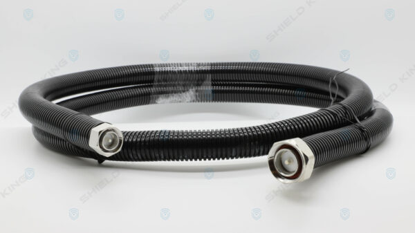 LS Jumper cable 1/2" Low Loss - 5.0m, Din M - 4.3-10 M with Nylon birdproofing