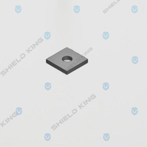 E1063H Flat Fitting 40x40mm, 6mm Thick HDG - M10