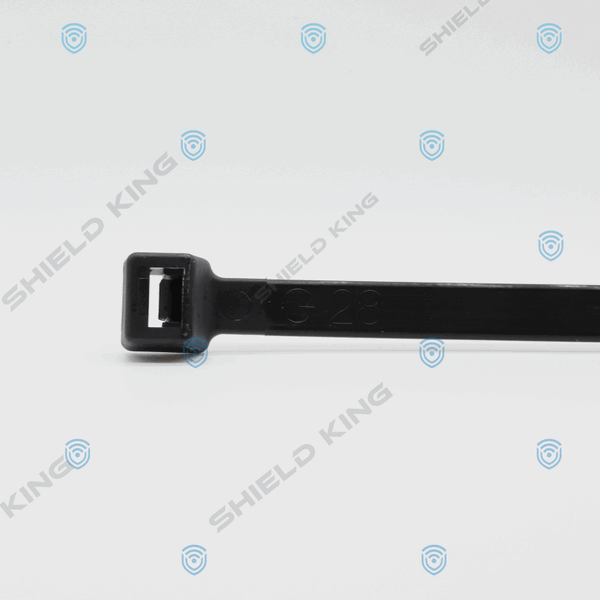 Nylon Cable Ties - Black - 4.8 x 300mm (Pack of 100)