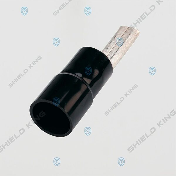 Pin Connector Insulated 25mm2 - Black insulation - 10 pack