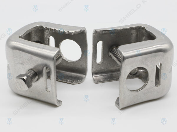 3/4" hole universal angle adapters for snap-in hangers, with belt holes include screw