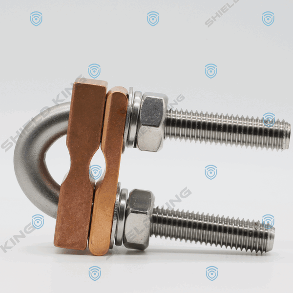 U-Bolt Rod Clamp to suit 14 - 16 mm rod & Cable 35 mm2 -  120 mm2