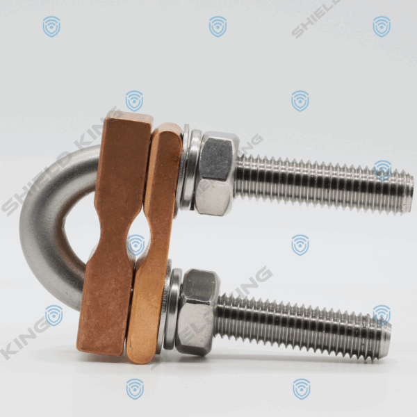 U-Bolt Rod Clamp to suit 14 - 16 mm rod & Cable 35 mm2 -  120 mm2