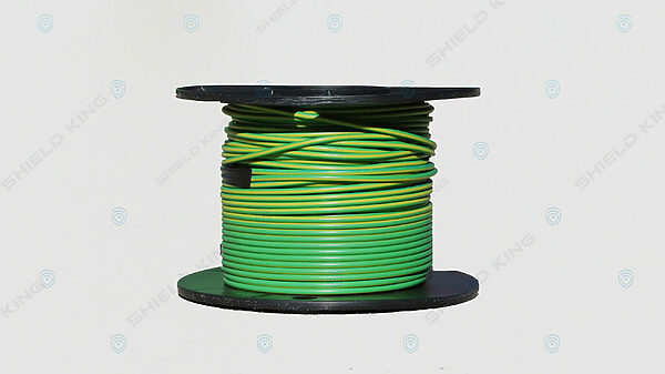 Green/Yellow Earth Cable - Rigid - 50mm