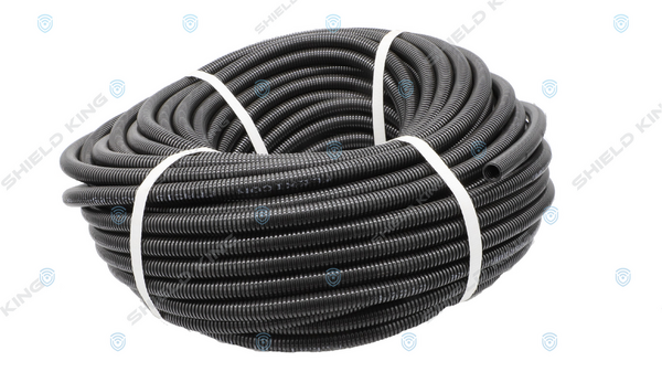 Black Nylon Flexible Conduit PA6 - O.D. 16mm - I.D. 12mm - 50 meter roll