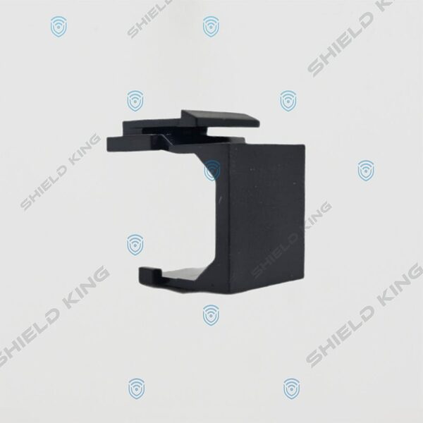 Blanking module for patch panel, black