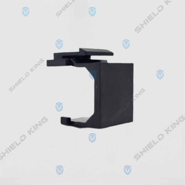 Blanking module for patch panel, black