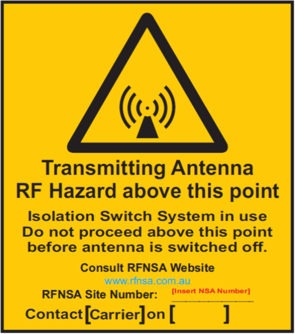 Sign 14 Transmitting Antenna - 200 x 175mm - Metal