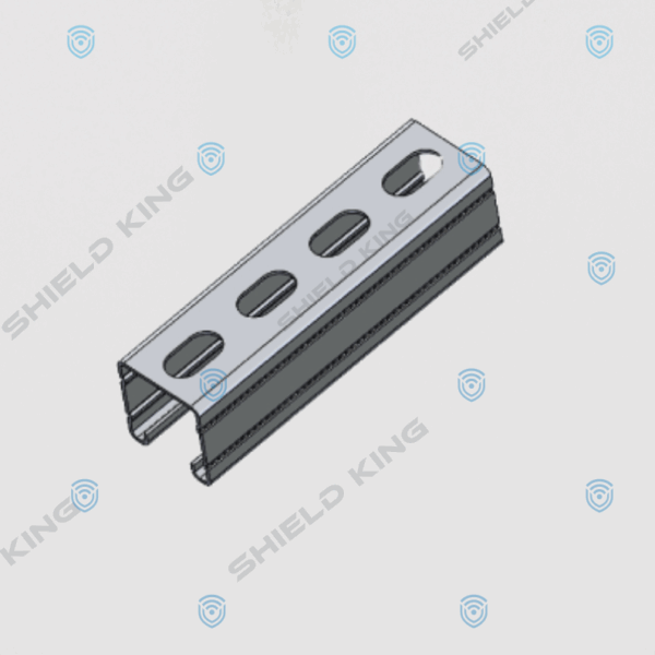 E2000 Slotted Strut Channel 41x41mm, 1.6mm Thick, 6mt HDG