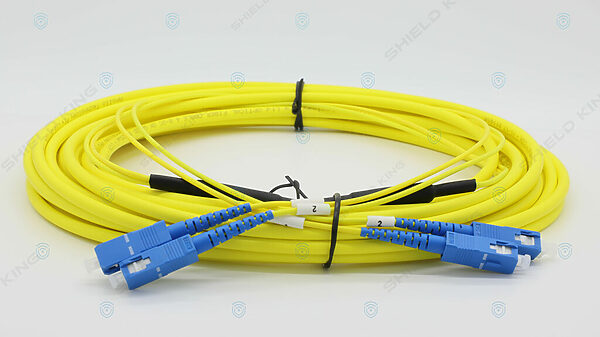 40mtr Ruggedised SC-SC Single-Mode Duplex Fibre Patch Cable .