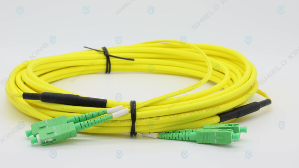 15mtr Ruggedised SCA-SCA Single-Mode Duplex Fibre Patch Cable .