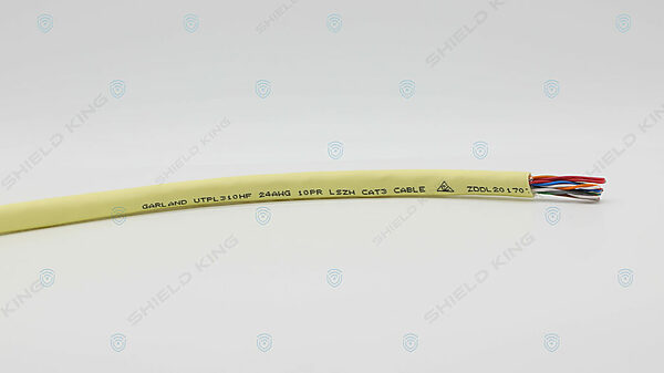 Internal Telephone Cable 0.5mm 10Pair PVC/ PVC Cream