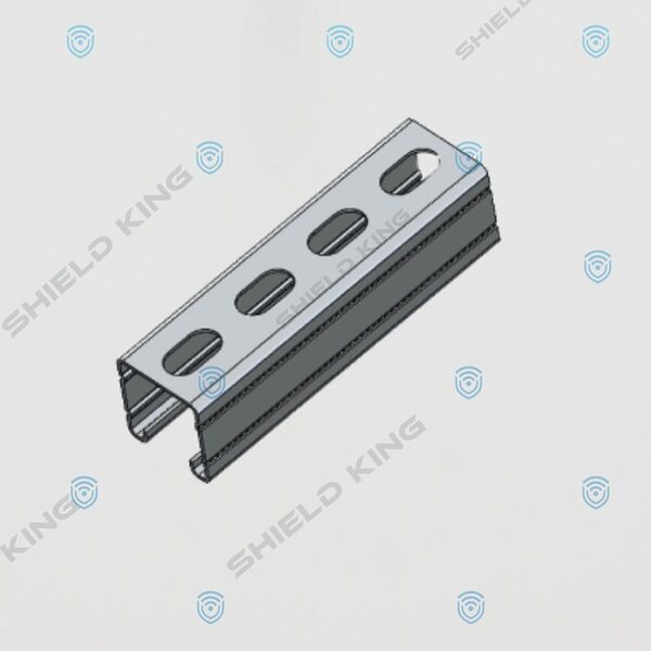 E2000 Slotted Strut Channel 41x41mm, 1.6mm Thick, 6mt HDG