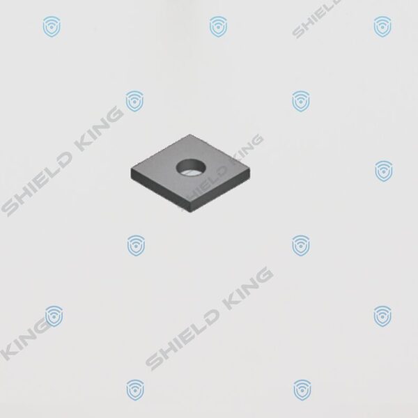 E1062 Flat Fitting 40x40mm, 6mm Thick HDG - M8