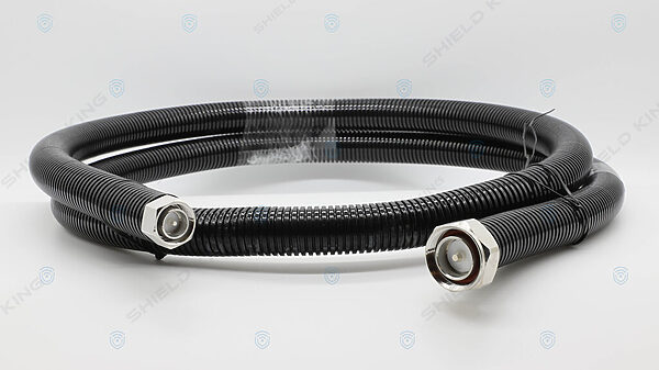 LS jumper cable 1/2" Low Loss - 2.0m, DIN M - 4.3-10 M  with Nylon bird proofing