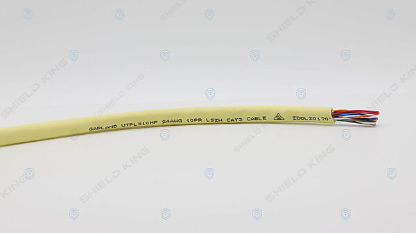 Internal Telephone Cable 0.5mm 10Pair PVC/ PVC Cream