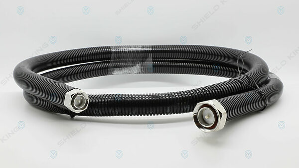 LS Jumper cable 1/2" Low Loss - 5.0m, Din M - 4.3-10 M with Nylon birdproofing