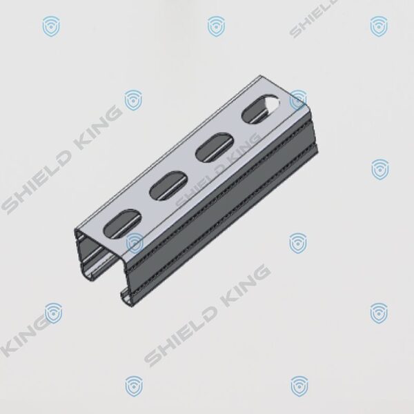 E2000 Slotted Strut Channel 41x41mm, 1.6mm Thick, 6mt HDG