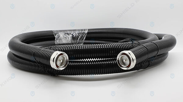 LS jumper cable  1/2" super flex - 3.0m, Din M - Din M with Nylon bird proofing