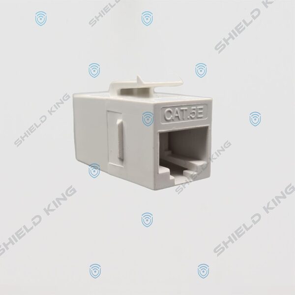 RJ45 Coupler module for patch panel, White