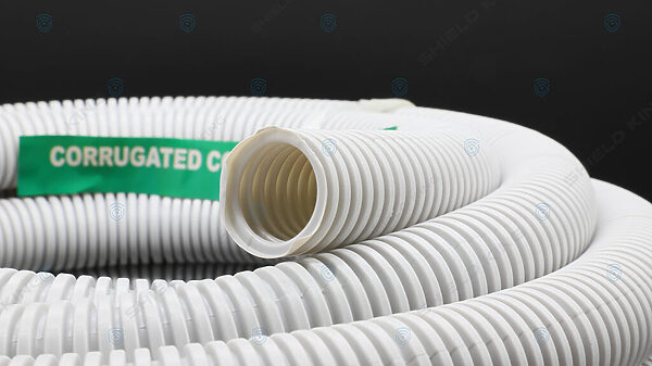 Grey Corrugated Conduit 50mm - 25 meter roll