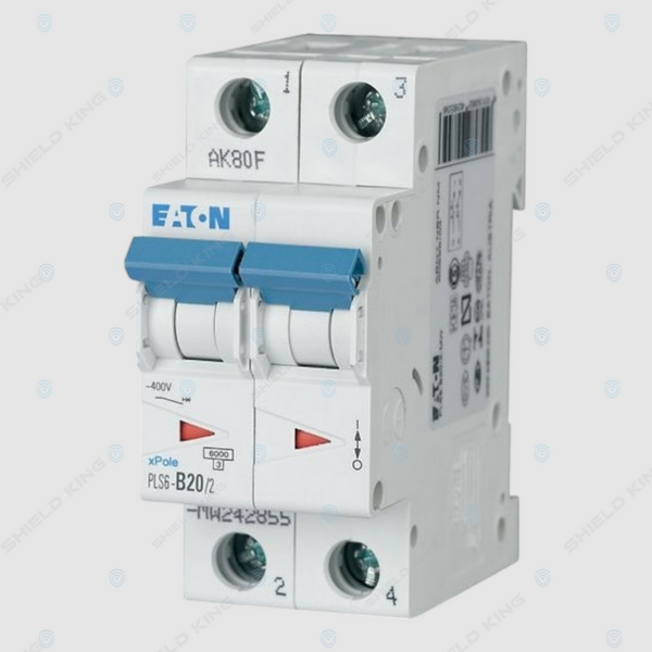 Eaton - MCB 2P 1MOD 20A 6KA C-CURVE
