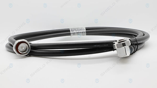 LS Jumper cable 1/2" super flex - 4.0m, Din M to Din M Right Angle
