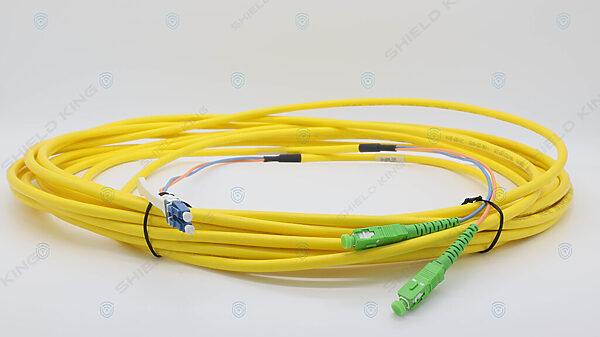30mtr Ruggedised LC-SCA Single-Mode Duplex Fibre Patch Cable .